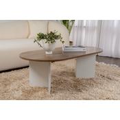 HANAH HOME Sto za dnevnu sobu Sable Walnut White