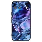 Silikonski črni ovitek za Google Pixel 9 - Iris liquid