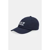 Bombažna bejzbolska kapa EA7 Emporio Armani