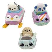 SQUISHMALLOWS 5cm - squishmallows u vozilima sort SQM0020