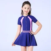 Yuke Set Kupaci kostim za devojcice, 5 delova, Teget