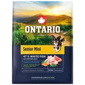 Hrana Ontario Senior Mini Fish & Brown Rice 2,25kg