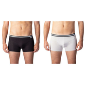 Bellinda COTTON STRETCH BOXER 2x - Double pack of cotton boxer shorts - black - gray