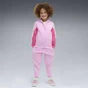 PUMA Essentials Colourblocked Hooded Full-Zip Tracksuit Kids, Clothing, Mauve Glow, 5-6Y