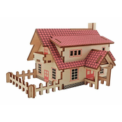 Woodcraft Lesena 3D sestavljanka Ranch