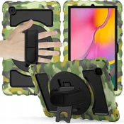 Ohišje za Samsung Tab 10,4 s stojalom in držalom Rugged Moro motiv
