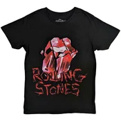 The Rolling Stones Hackney Diamonds Cracked Glass Tongue Black XL Majica