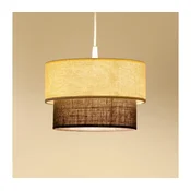 Brilagi - LED luster na sajli BOHO STYLE 1xE27/15W/230V precnik 25 cm krem/braon