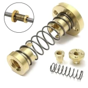 Start3Dprint 2kosa T8 TR8x8 protizračna medeninasta trapezna matica s prirobnico