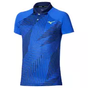 Moška majica Mizuno Stargazer Shadow Short Sleeve Polo Dazzling Blue L