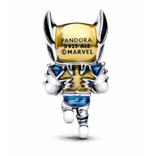Pandora Srebrni obesek Wolverine Marvel 793359C01