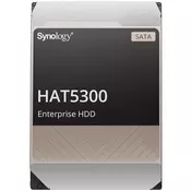 Synology HAT5300-16T 16TB 3.5 Enterprise HDD, 7.200 rpm, Buffer size : 512 MiB, SATA 6 Gb/s, MTTF 2.5M hours, 5 year warranty