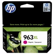 HP 963-XL (3JA28AE#301), originalna kartuša, purpurna, 22.92ml, Za tiskalnik: HP OFFICEJET PRO 9012, HP OFFICEJET PRO 9014, HP OFFICEJET PRO 9015, HP