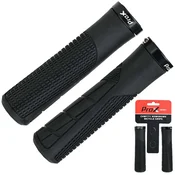 shumee Ročaji za kolo Prox GP-34, 130 mm vrtljivi ročaji za krmilo, črne barve