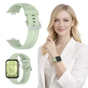 Silikonski pašček za Huawei Watch Fit 3/4/4 Pro, zelene barve
