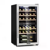 Klarstein Vinamour 29D, hladnjak za vino, 2 zone, 80 l, 29 boca, 5 - 22°C, touchscreen