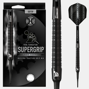 Pikado puščice HARROWS/SUPERGRIP Black Edition/s plastično konico