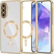 Ovitek Tech-Protect Magflex Magsafe za Galaxy A57 5G - sijoče zlato