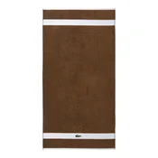 Lacoste Velika bombažna brisača LCASUAL Pecan 90 x 150 cm