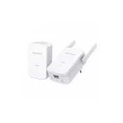 LAN Mercusys MP510 KIT v1.2 AV1000 Gigabit Powerline WiFi Kit zidni adapter sa integrisanom uticnicom, za mrežu preko strujne instalacije (2 kom komplet) (72671)