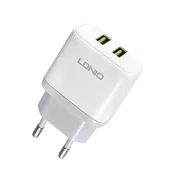 Kucni punjac LDNIO A2221 2xUSB/ 12W beli