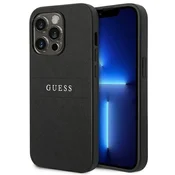 Guess Ovitek Guess Saffiano Strap za iPhone 14 Pro - Črna