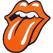 The Rolling Stones Classic Tongue Orange Našitek za šivanje Orange 8,4 x 5,8 mm