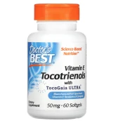 Doctors Best tokotrienoli vitamina E, 50 mg, 60 mehkih gelov