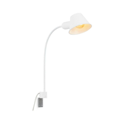 Briloner 2079-016 - Zidna fleksibilna lampa 1xE27/10W/230V bela
