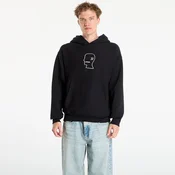 Mikina Brain Dead Logo Head Hoodie Black S