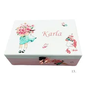 Kutija uspomena personalizirana imenom - poklon za rodenje, krštenje ili rodendan djeteta - 13. 20x30x10cm - 154294
