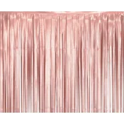 shumee B&C mat zavesa roza zlata 100 x 200 cm SH-KMRZ