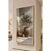 Wallity Dekorativna uramljena slika, 70x33cm, Šarena