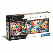 Clementoni - Puzzle Panorama zbirke Disney - 1 000 kosov