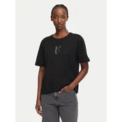 Karl Lagerfeld Jeans Majica B3W17018 Črna Regular Fit