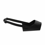Dogextreme Najlonski nagobčnik za pse, preprost, Črna 34 cm