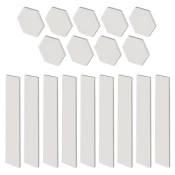 GoSmart LED svetilka Lines bela, 9 delov, 34 W, RGB, možnost zatemnitve, WiFi
