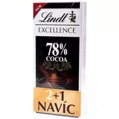 Lindt Excellence tamna cokolada 78% 3 x 100 g