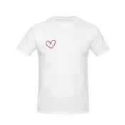 Unisex majica Ljubav CS4211, Bela