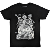 Gorillaz Majica George Spray Unisex Black 2XL