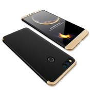 Plastika ovitek 360 Full Body Protection za Huawei Honor 7X Črna/Zlat