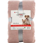 Flamingo mehak karo v različnih barvnih odtenkih Roza