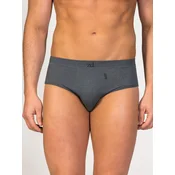 zd ZERO DEFECTS Spodnje hlačke Mini Egyptian cotton temno siva