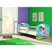 Deciji krevet ACMA II 140x70 + dusek 6 cm WHITE9