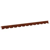 Vidaxl Robovi trave 10 szt. 102 x 4 x 4 cm Jeklo Rjav
