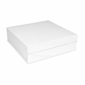 WIMEX s.r.o. Škatla za torto (PAP) bele barve 32 x 32 x 10 cm [50 kosov]