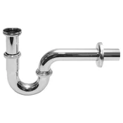 Kromiran cevni sifon za umivalnik 5/4, odtok 32 mm