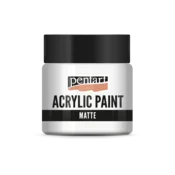 Akrilna barva mat - 50 ml - umazano bela