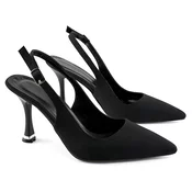 Mona shoes Ženske sandale na štiklu, Crne