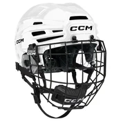 Hokejska čelada CCM FTW Combo White Senior XS/S